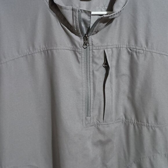 Duluth Trading 1/2 Zip Long Sleeve Pullover Windbreaker Men Size XL Gray - Picture 8 of 12